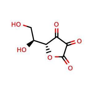 Chemical structure of Dehydroascorbic acid , CAS 490-83-5, AChemBlock X212152