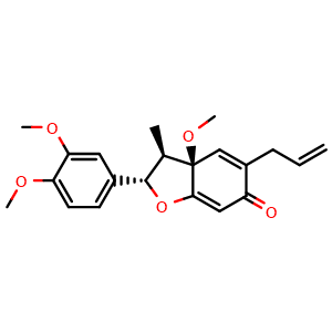 Chemical structure of Denudatin B , CAS 87402-88-8, AChemBlock X212155