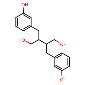 Chemical structure of Enterodiol , CAS 77756-22-0, AChemBlock X212177