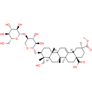 Chemical structure of Esculentoside C , CAS 65931-92-2, AChemBlock X212188