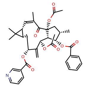 Chemical structure of Euphorbia factor L9 , CAS 129393-28-8, AChemBlock X212195