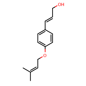 Chemical structure of Evofolin C , CAS 163634-05-7, AChemBlock X212198