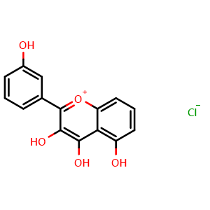 Chemical structure of Fisetinidin chloride , CAS 2948-76-7, AChemBlock X212201