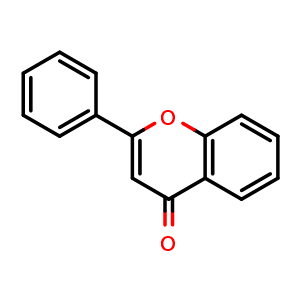 Chemical structure of Flavone , CAS 525-82-6, AChemBlock X212202