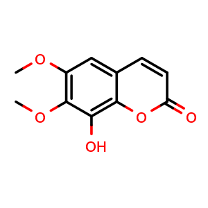 Chemical structure of Fraxidin , CAS 525-21-3, AChemBlock X212207
