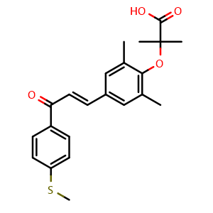 Chemical structure of GFT505 , CAS 824932-88-9, AChemBlock X212229