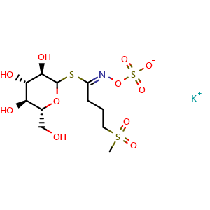 Chemical structure of Glucocheirolin , CAS 15592-36-6, AChemBlock X212231