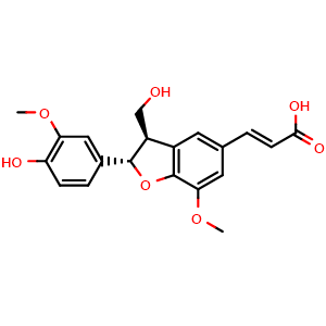Chemical structure of Glycosmisic acid , CAS 443908-19-8, AChemBlock X212241