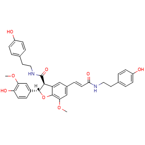 Chemical structure of Grossamide , CAS 80510-06-1, AChemBlock X212246