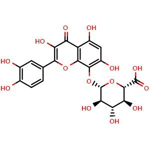 Chemical structure of Hibifolin , CAS 55366-56-8, AChemBlock X212261