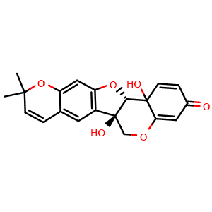 Chemical structure of Hydroxytuberosone , CAS 95456-43-2, AChemBlock X212267