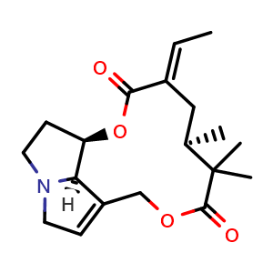 Chemical structure of Integerrimine , CAS 480-79-5, AChemBlock X212275