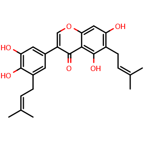 Chemical structure of Isoangustone A , CAS 129280-34-8, AChemBlock X212282