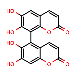 Chemical structure of Isoeuphorbetin , CAS 50677-55-9, AChemBlock X212285