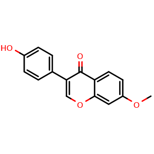 Chemical structure of Isoformononetin , CAS 486-63-5, AChemBlock X212286