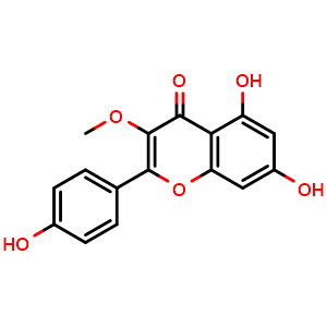 Chemical structure of Isokaempferide , CAS 1592-70-7, AChemBlock X212290
