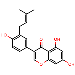 Chemical structure of Isowighteone , CAS 68436-47-5, AChemBlock X212297
