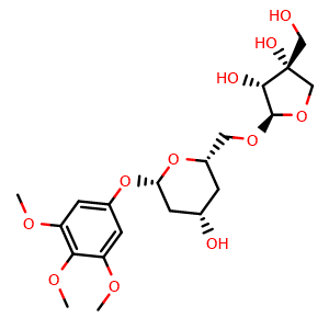 Chemical structure of Kelampayoside A , CAS 87562-76-3, AChemBlock X212309
