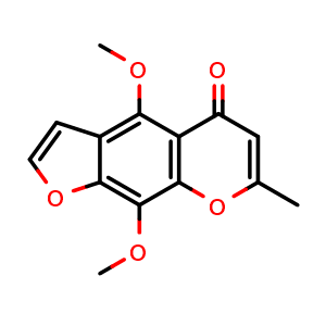 Chemical structure of Khellin , CAS 82-02-0, AChemBlock X212310