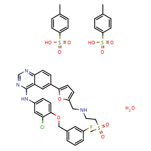 Chemical structure of Lapatinib (GW-572016) Ditosylate , CAS 388082-77-7, AChemBlock X212317