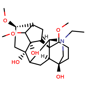 Chemical structure of Lappaconine , CAS 23943-93-3, AChemBlock X212318