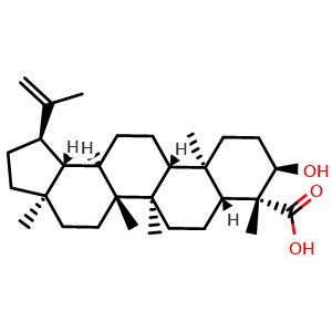 Chemical structure of Lupeolic acid , CAS 87355-32-6, AChemBlock X212337