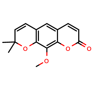 Chemical structure of Luvangetin , CAS 483-92-1, AChemBlock X212343