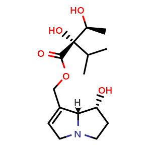 Chemical structure of Lycopsamine , CAS 10285-07-1, AChemBlock X212345
