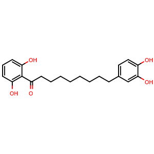 Chemical structure of Malabaricone C , CAS 63335-25-1, AChemBlock X212356