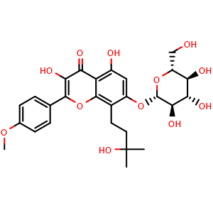 Chemical structure of Maohuoside A , CAS 128988-55-6, AChemBlock X212359