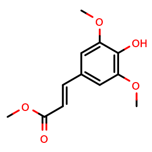 Chemical structure of Methyl (E)-sinapate , CAS 42041-51-0, AChemBlock X212360