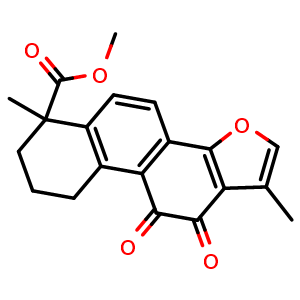 Chemical structure of Methyl tanshinonate , CAS 18887-19-9, AChemBlock X212361