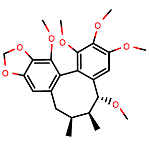 Chemical structure of Methylgomisin O , CAS 1276654-07-9, AChemBlock X212363