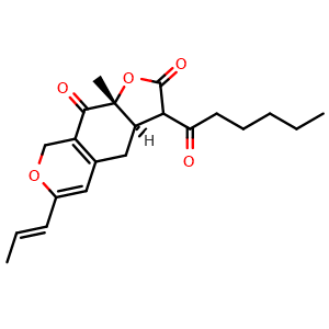 Chemical structure of Monascin , CAS 21516-68-7, AChemBlock X212365