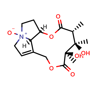 Chemical structure of Monocrotaline N-oxide , CAS 35337-98-5, AChemBlock X212367