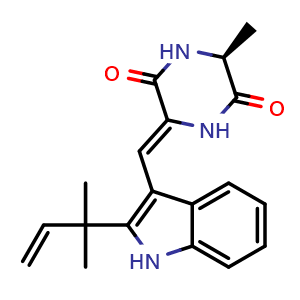 Chemical structure of Neoechinulin A , CAS 51551-29-2, AChemBlock X212373