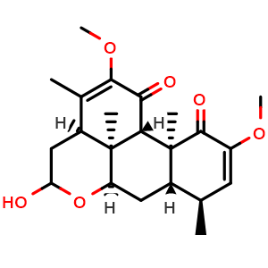 Chemical structure of Neoquassine , CAS 76-77-7, AChemBlock X212374