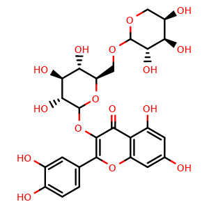 Chemical structure of Peltatoside , CAS 23284-18-6, AChemBlock X212406
