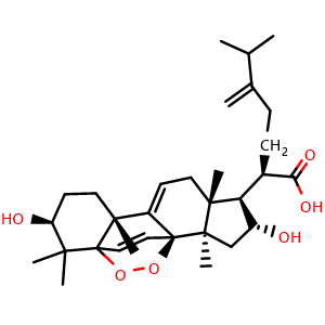 Chemical structure of Peroxydehydrotumulosic acid , CAS 943225-53-4, AChemBlock X212410