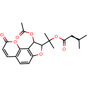 Chemical structure of Peucenidin , CAS 33044-93-8, AChemBlock X212413