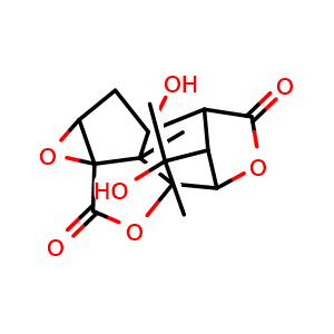 Chemical structure of Picrotin , CAS 21416-53-5, AChemBlock X212428