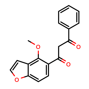 Chemical structure of Pongamol , CAS 484-33-3, AChemBlock X212437