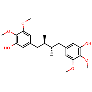 Chemical structure of Pregomisin , CAS 66280-26-0, AChemBlock X212443