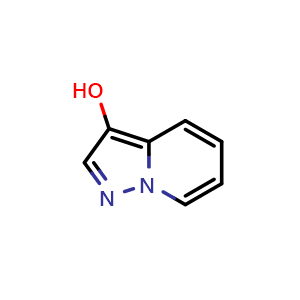 Chemical structure of Pyrazolo[1,5-a]pyridin-3-ol , CAS 51118-68-4, AChemBlock X212448