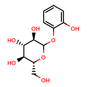 Chemical structure of Pyrocatechol monoglucoside , CAS 2400-71-7, AChemBlock X212450