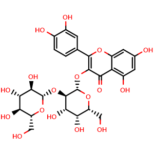 Quercetin 3-glucosyl-(1->2)-galactoside