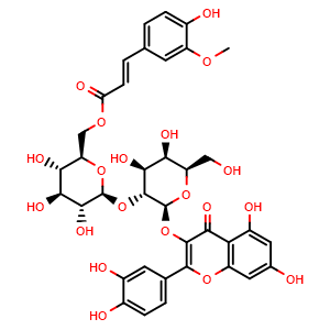 Quercetin 3-O-[2-O-(6-O-E-feruloyl)-beta-D-glucopyranosyl]-beta-D-galactopyranoside