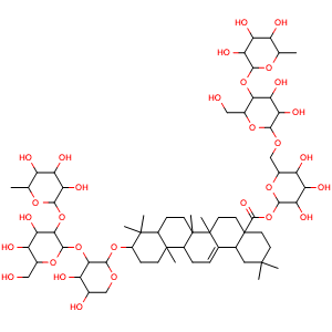 Chemical structure of Raddeanoside R8 , CAS 124961-61-1, AChemBlock X212463