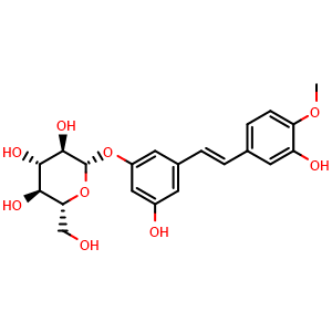 Chemical structure of Rhaponiticin , CAS 155-58-8, AChemBlock X212470