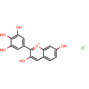 Chemical structure of Robinetinidin chloride , CAS 3020-09-5, AChemBlock X212476